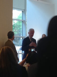 Pres Clinton speaks at the Clinton Global Initiative meeting about the importance of early learning. 