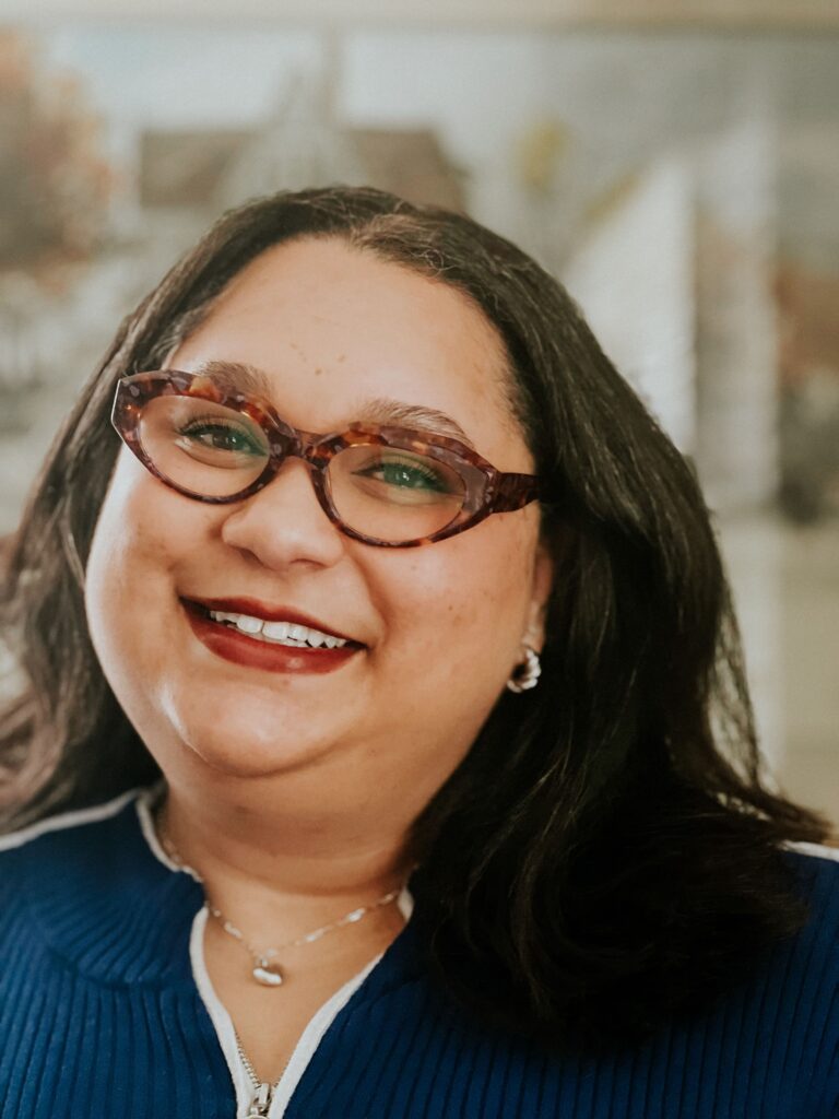Portrait or headshot of Dr. Caché Velásquez, Think Small Vice President of Early Childhood Programs and Strategy
